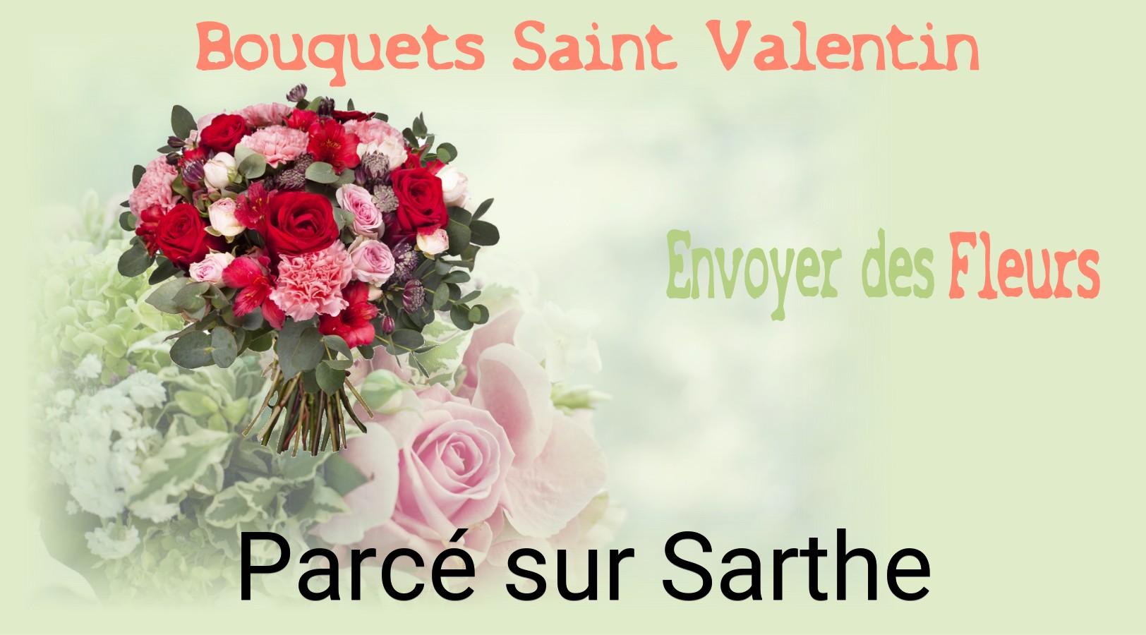 Roses de Saint-Valentin livrées à Parcé-sur-Sarthe